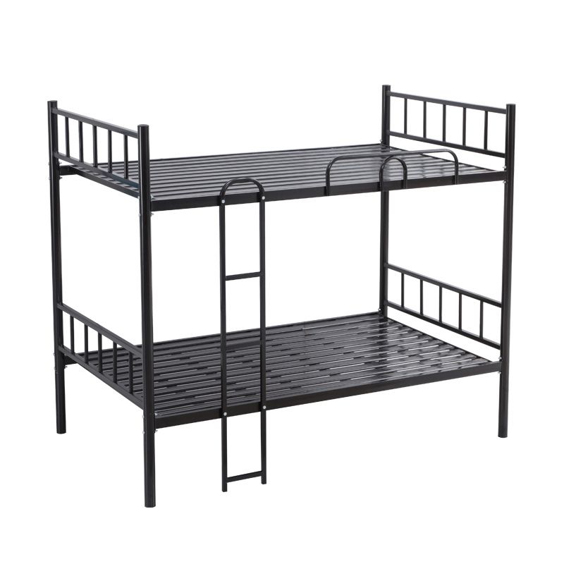 Contemporary Metal with Headboard Rectangular Slat with Metal Legs Slat Bed
