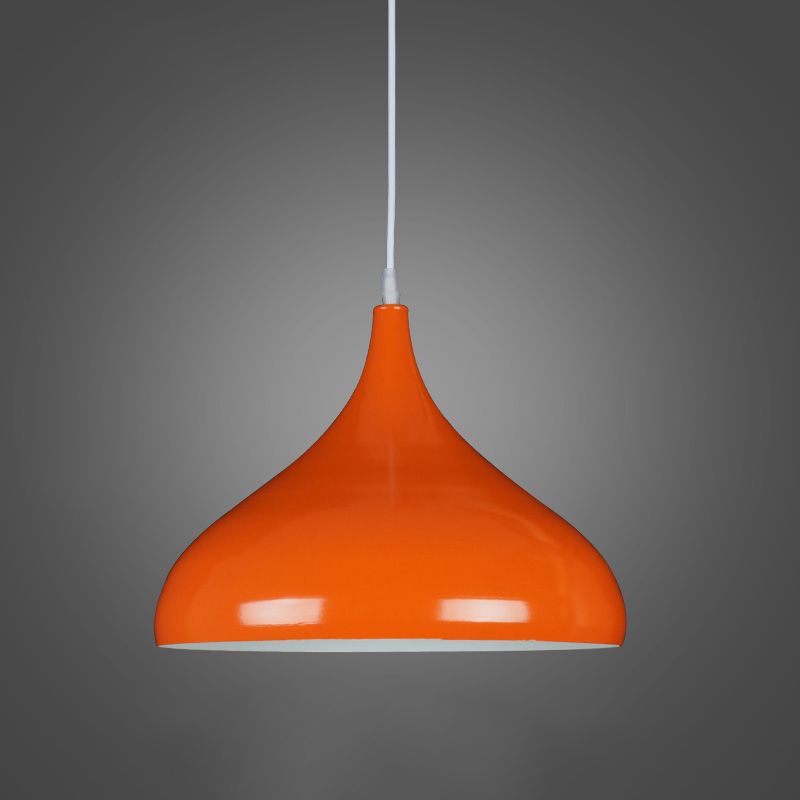 Macaroon metaalhangend licht, Noordse traan 1-licht hangerverlichting voor binnen