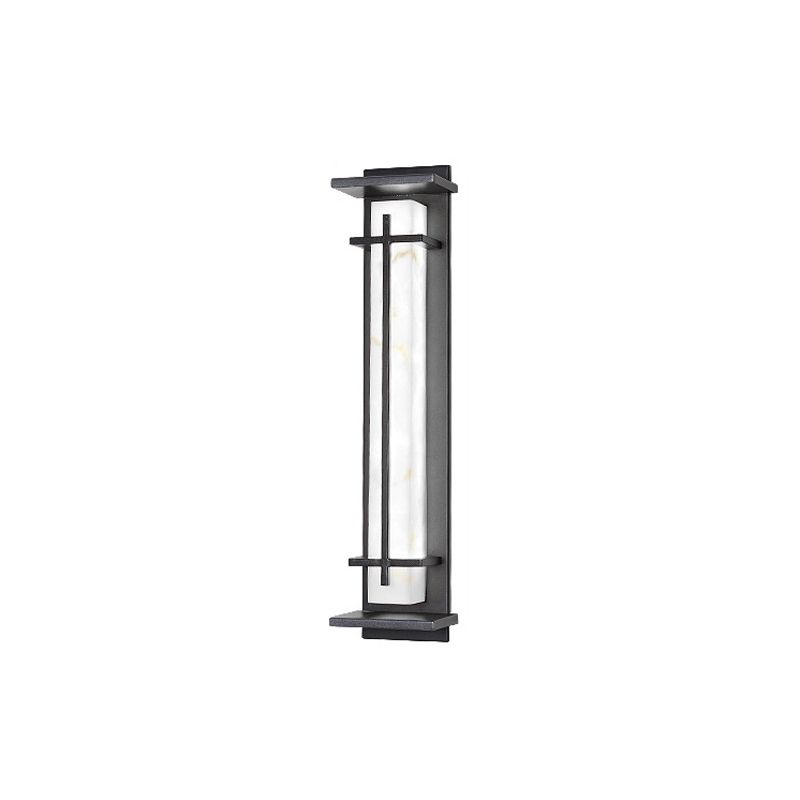 Geometric Wall Light Fixture Modern 1 Light Wall Sconce in Black