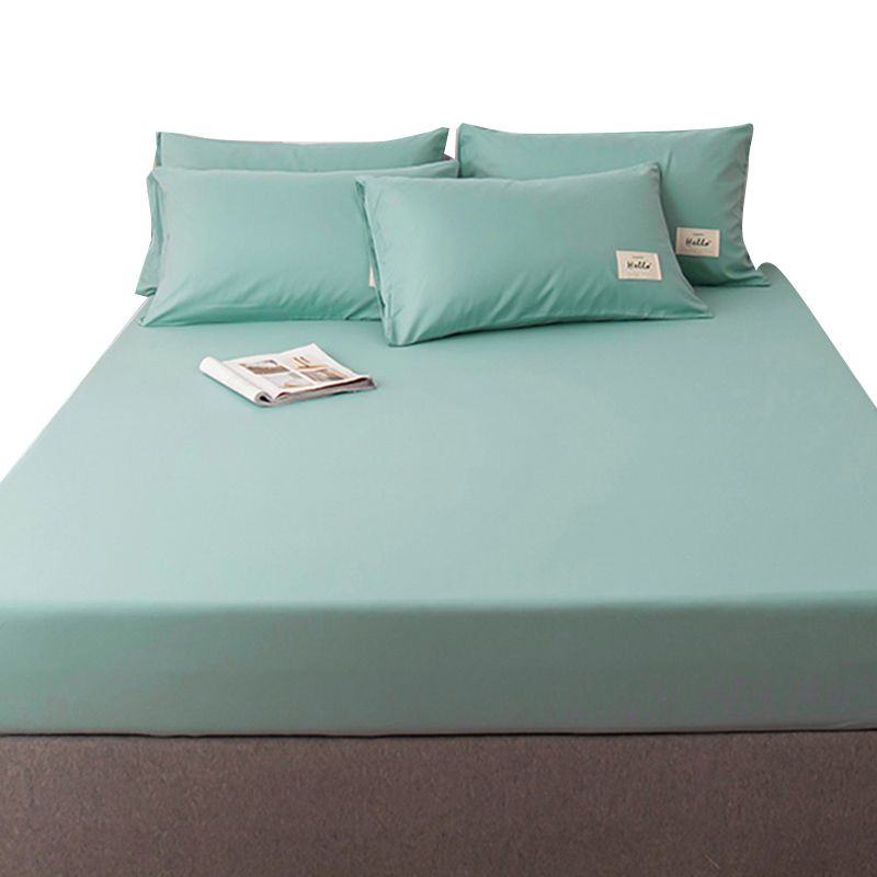 Solid Fitted Sheet Soft Breathable Non-Pilling Fade Resistant Polyester