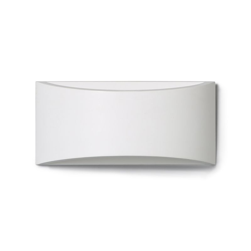 Lámpara de pared blanca LED integrada de la pared rectangular metálica con iluminación cálida/blanca contemporánea con iluminación cálida/blanca
