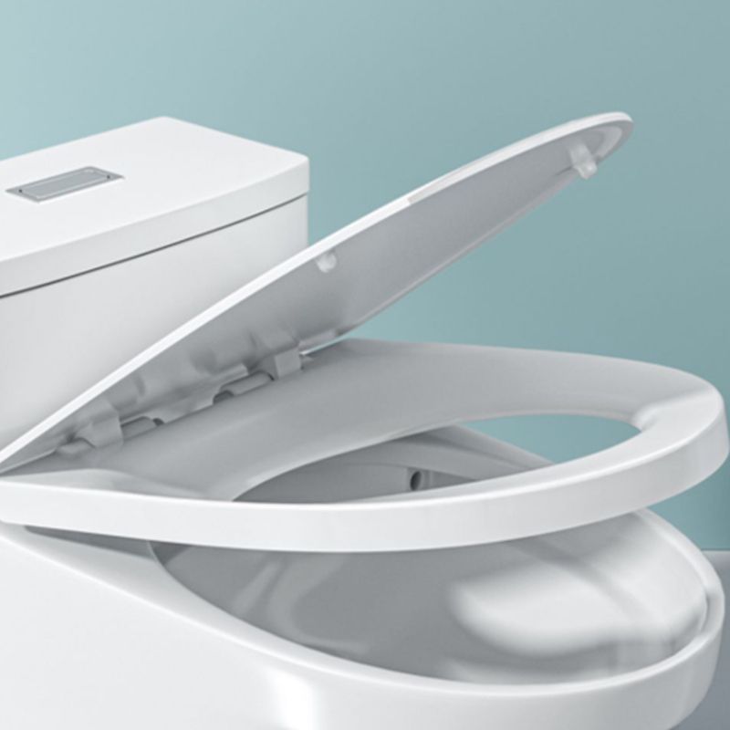 Traditional Ceramic Toilet Floor Mount Urine Toilet with Slow Close Seat for Washroom