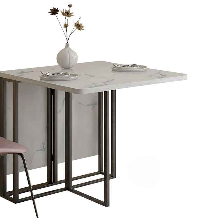 Faux marmeren eettafel Eenvoud Stijl Sledetafel voor eetkamer