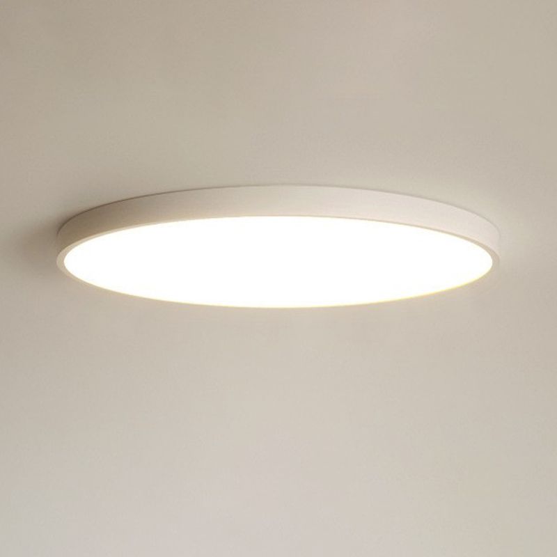 LED Flush Mount Lighting Post Modern White Ceiling Light for Foyer