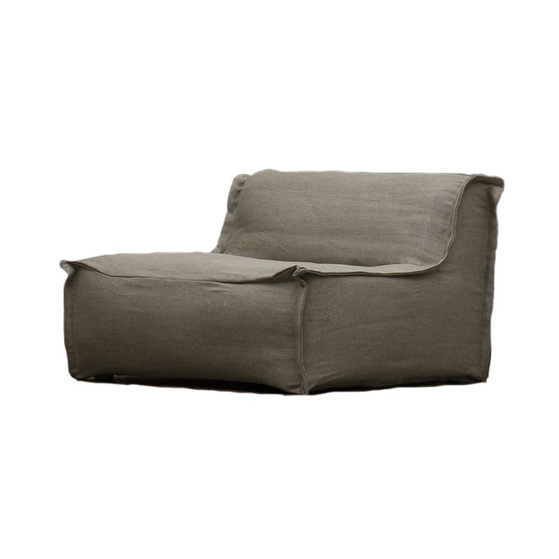 Linen Armless Sofa Tight Back 33"W Modern Sofa  for Living Room