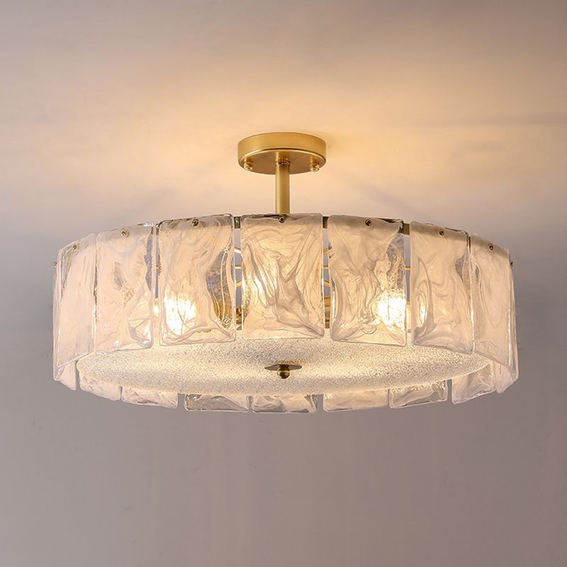 Multi -Licht zylindrische Deckenleuchte moderne Glasdecke Beleuchtung für Wohnzimmer
