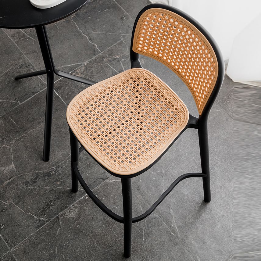 Contemporary Style Bar-stool Plastic Counter Bar Stool for Home