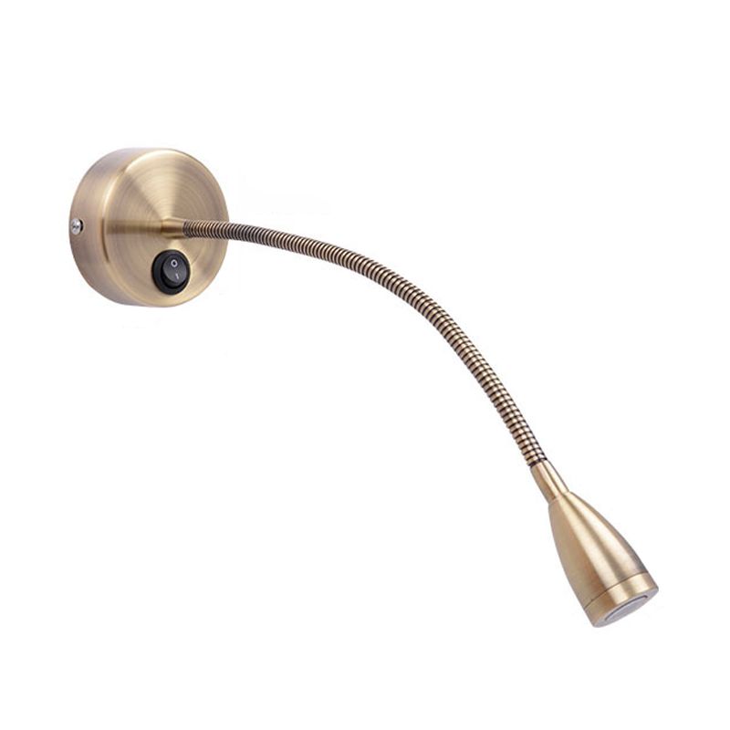 Metal Wall Light Sconces Minimalism 1 Light Wall Mounted Lamp