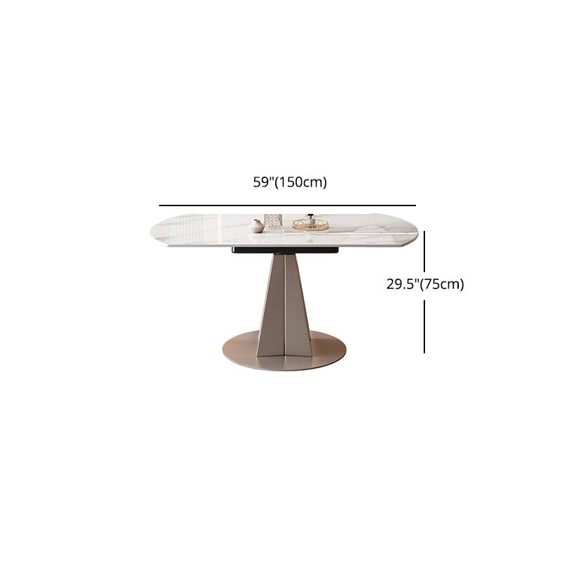 Contemporary 1/2/5/7 Pieces Dining Set Sintered Stone Dining Room Set for Small Space
