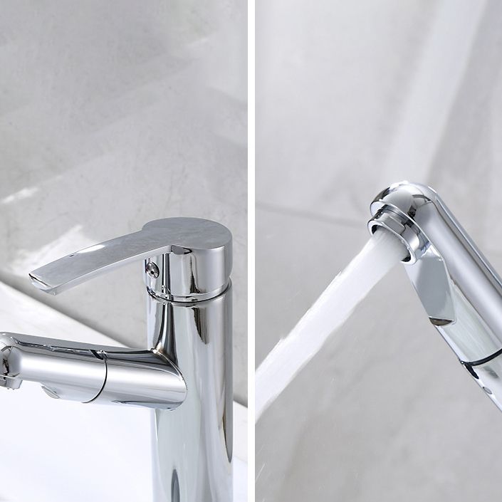 Contemporary Style Faucet Single Handle Vessel Sink Bathroom Faucet