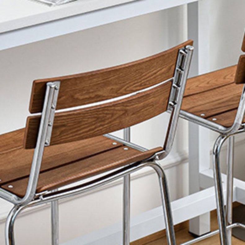 Contemporary Living Room Bar Stools Metal Stackable Counter Stool