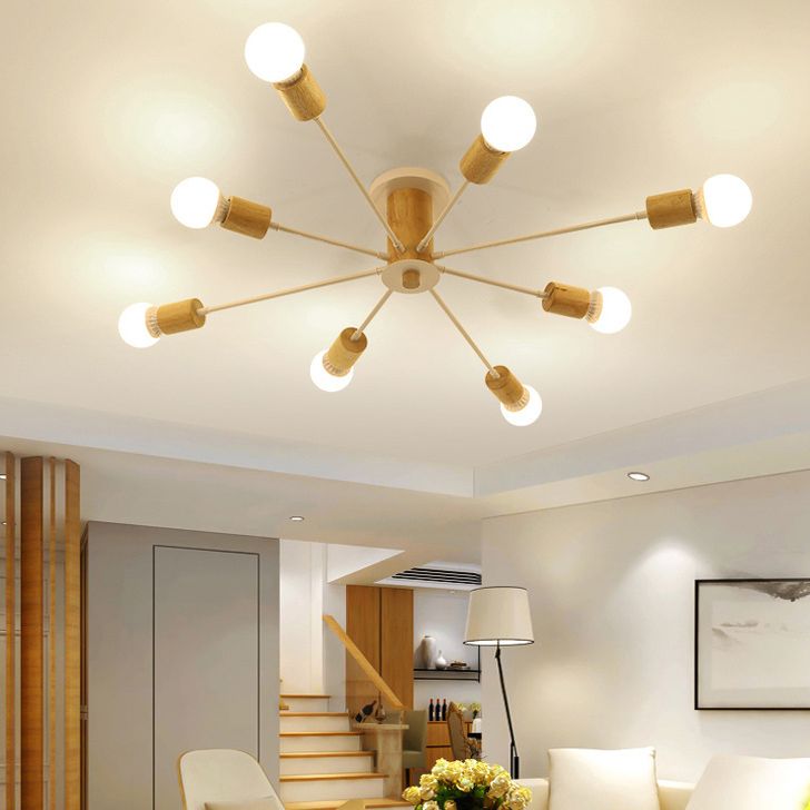 Metal Flush Mount Modern Style Flush Mount Ceiling Light for Banquet Hall
