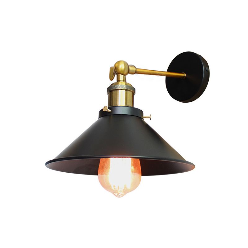 Kegelmetallische Wandmauermauerlichter Industrie 1-Licht-Leuchtenbeleuchtung