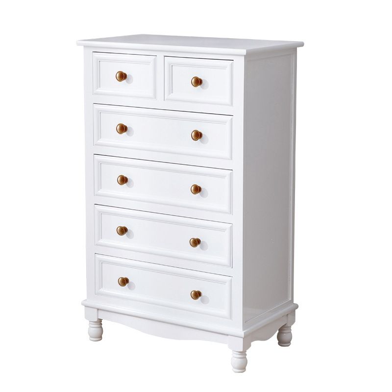 Contemporary Chest Knobs Solid Wood with Drawer Rectangle Accent Chest