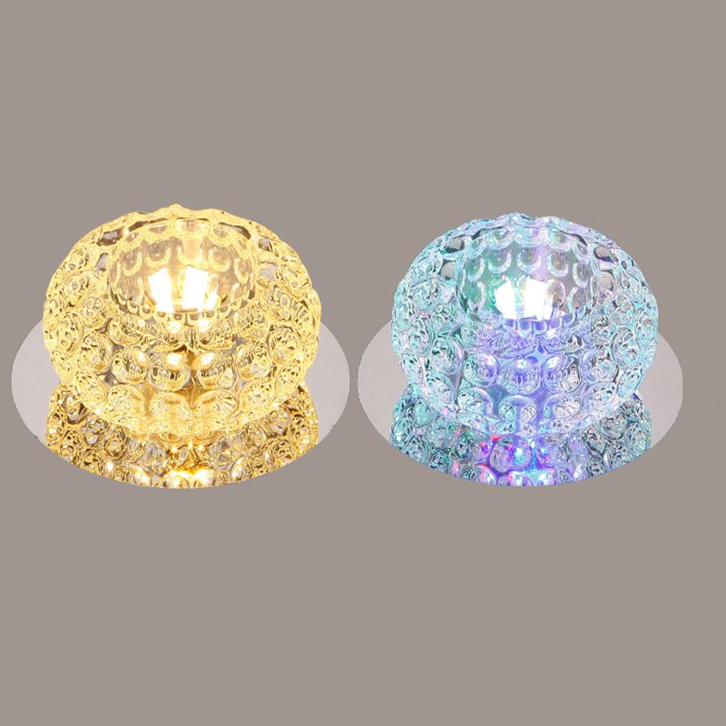 Luminaires encastrés en cristal modernes, Mini support encastré LED avec trou de 2 à 3.5 pouces de diamètre