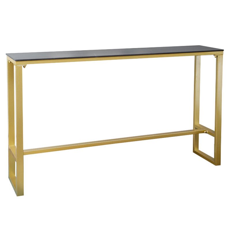 Modern Bar Height Table Stone Top Bistro Bar Table for Patio Use