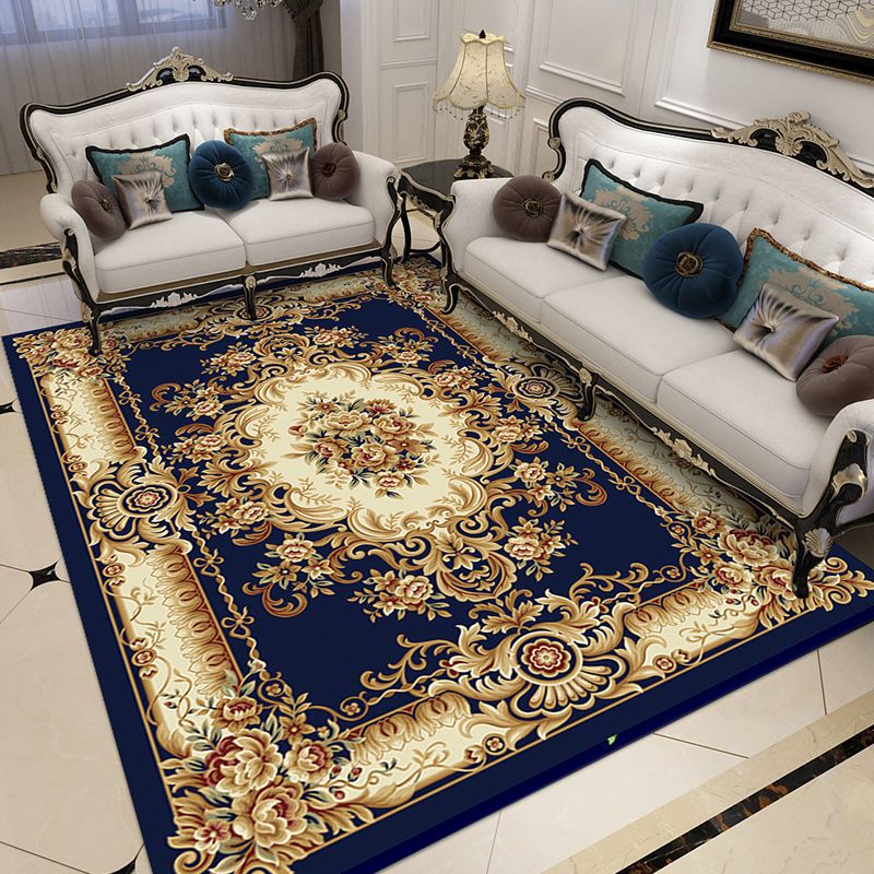 Gorgeous Modern European Area Rug Living Room Carpet Polyester Non-Slip Backing Area Rug