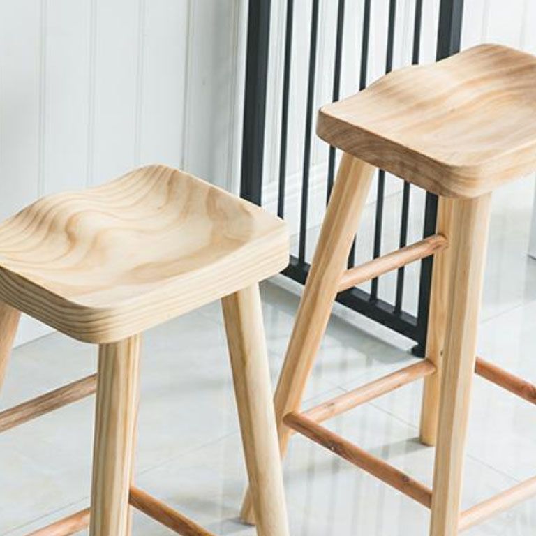 Industrial Bar Table Set 1/3 Pieces Solid Wood Bar Stool and Table Set