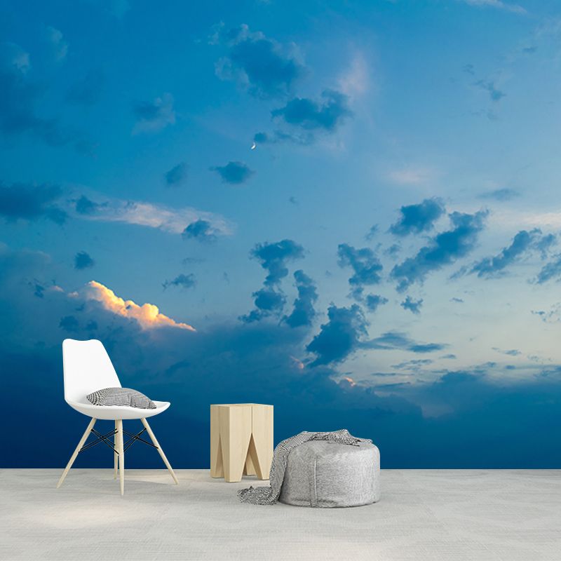 Sky Photo Mural Wallpaper for Restaurant Bedroom Decor, Made to Measure