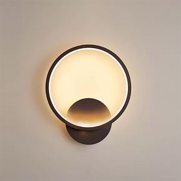 Lumières à nuances géométriques en métal Modern Simple Style 1 HEAD WALL MOUR MOURNAL