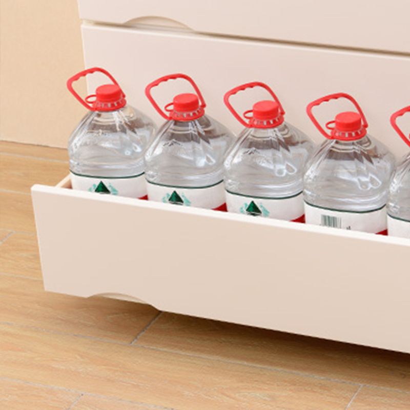 Contemporary Chest Wooden Horizontal Combo Dresser with Drawer