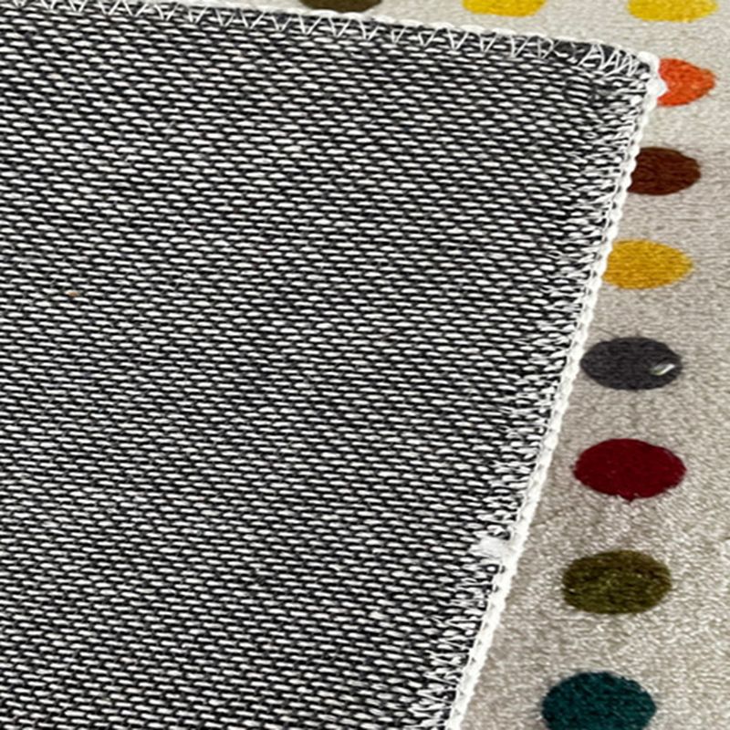 Gorgeous Green Rug Polyester Color Lump Rug Washable Rug for Living Room