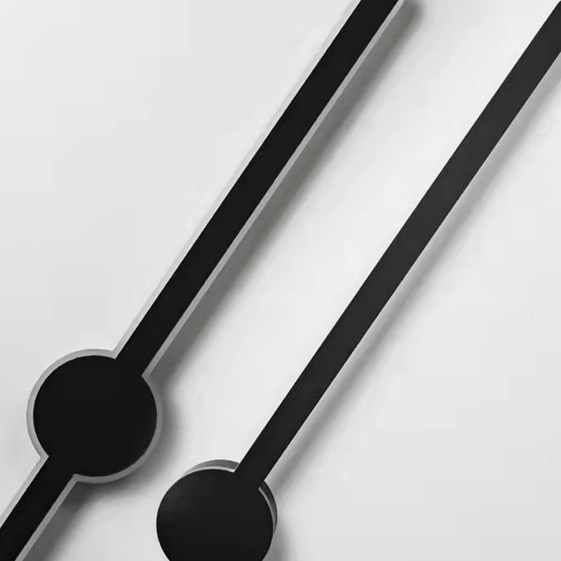 Lampada montata a parete in metallo a parete da parete postmoderna per soggiorno