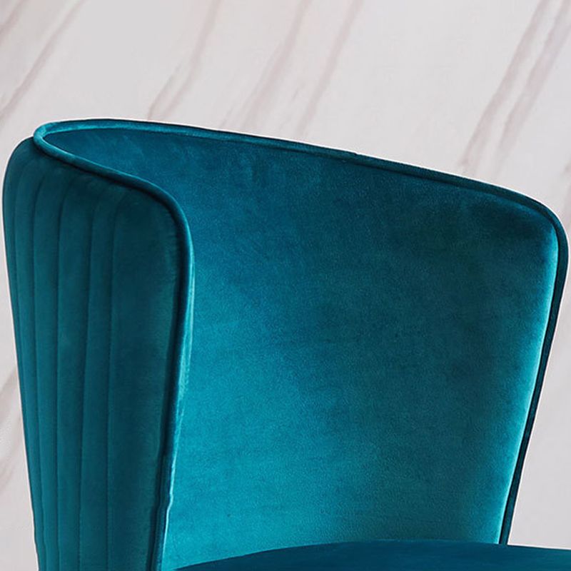 Glam Parsons Armless Dining Chairs Upholstered Dining Side Chair