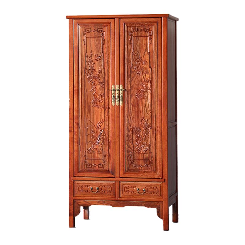 Modern Style Wardrobe Cabinet Wooden Clothes Rail Wardrobe Armoire