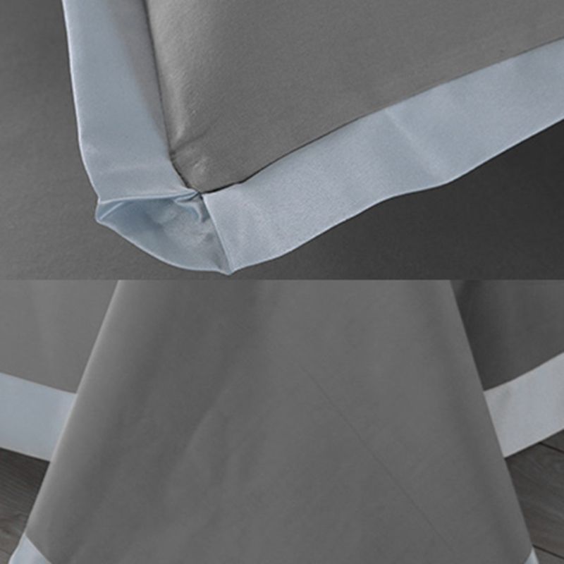 Modern Bed Sheet Set Solid Elegant Cotton Fitted Sheet for Bedroom