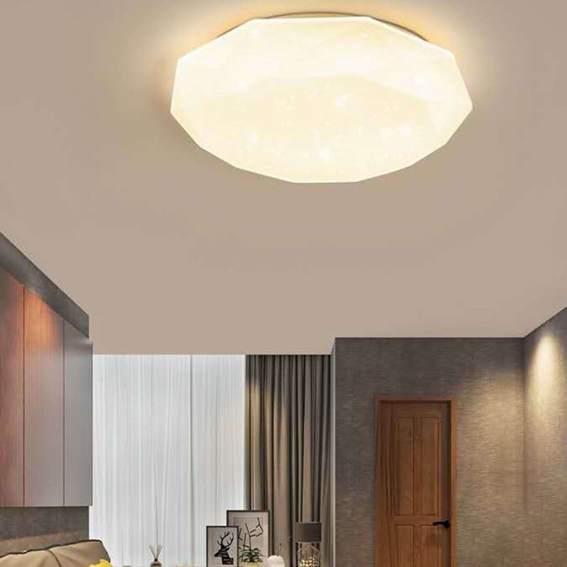 Metal Geometric Flush Mount Fixture Modern Flush Light Fixture for Bedroom