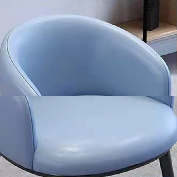 Sillas de comedor tapizadas de estilo escandinavo, silla con respaldo sólido para el hogar