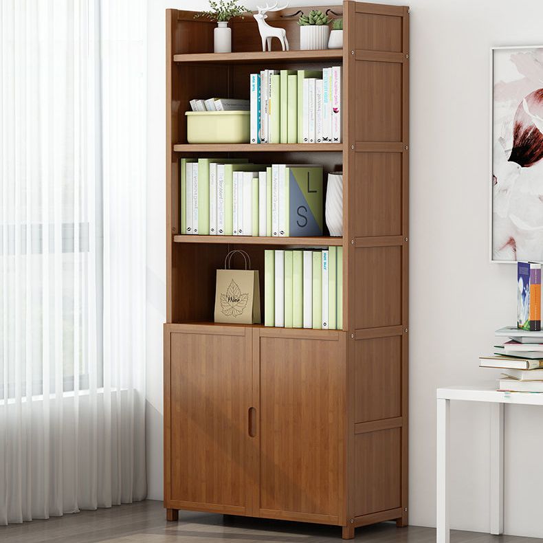 Walnut Bookcase Floor Multi-layer Storage Rack Student Home Bookshelf