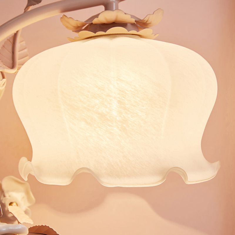 1 Light Drum Table Lighting Modern Style Glass Table Lighting for Bedroom