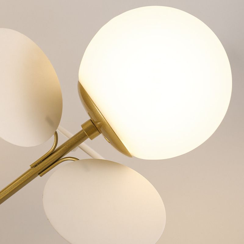 Burbujas de la sala de estar del techo montado en el techo de vidrio semi iluminación de semi montura