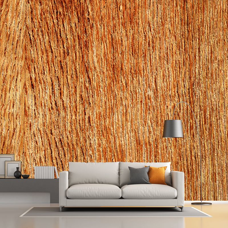 Simple Wood Mural Minimalist Wall Covering for Living Room, Size Optional