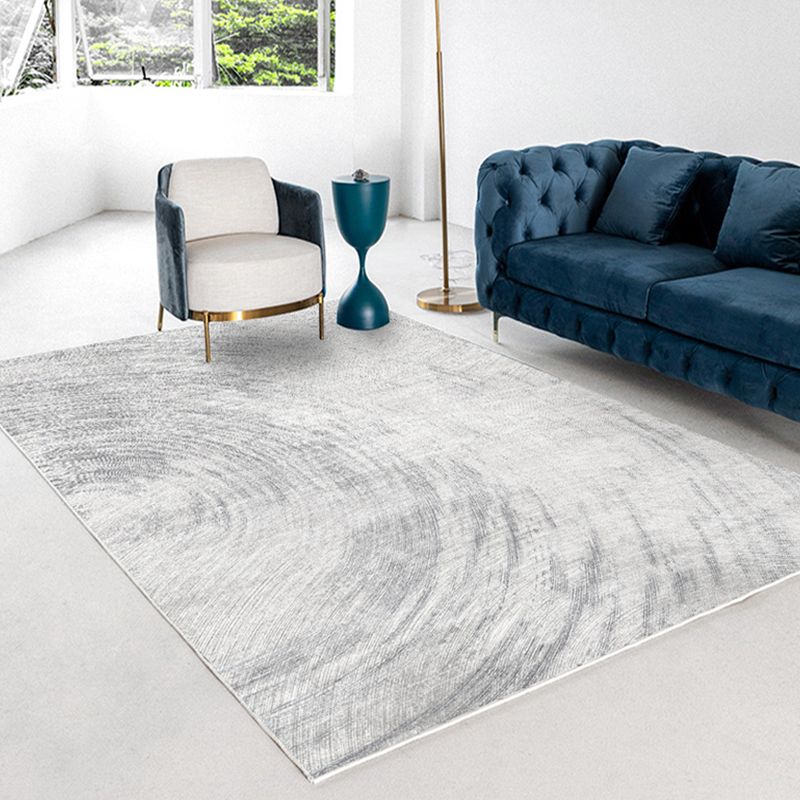 Simplicity Rug Minimalist Modern Area Rug Polyester Easy Care Carpet