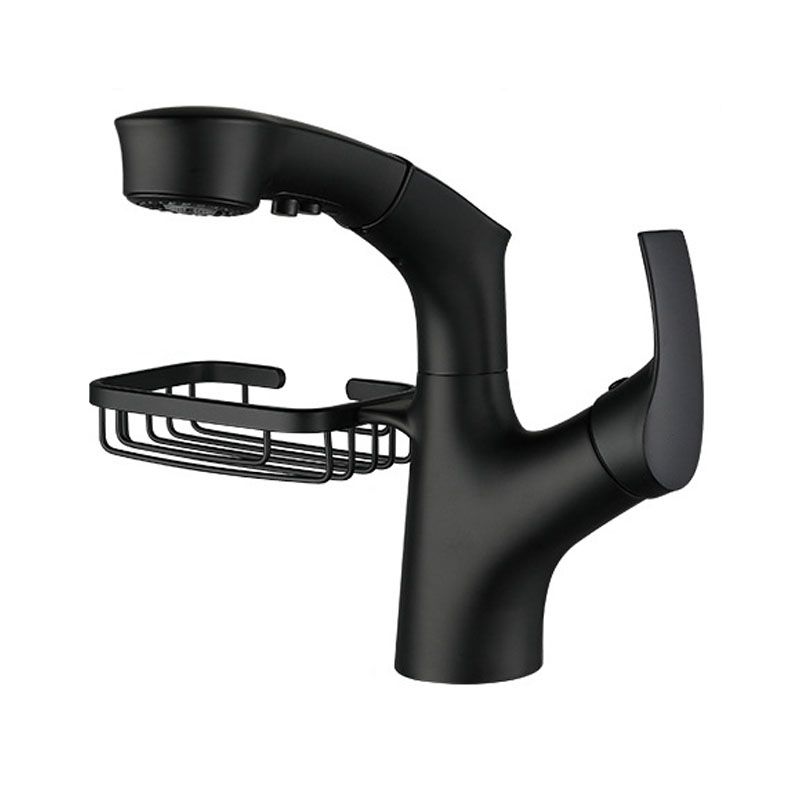 Industrial Sink Faucet Solid Color Centerset Bathroom Sink Faucet with Drain Assembly