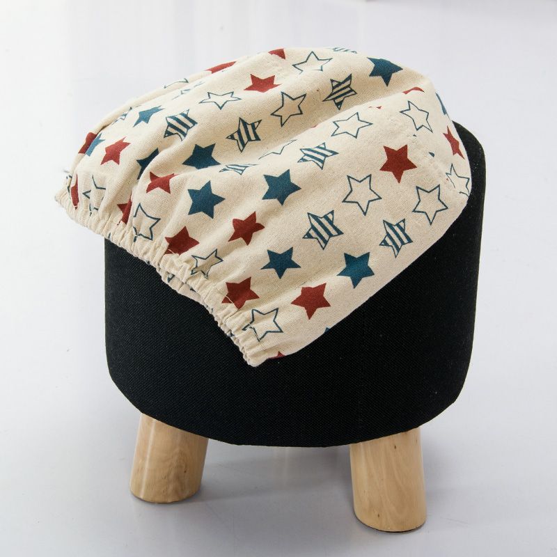 Fabric Standard Stool Contemporary Simple Round Upholstered Ottoman