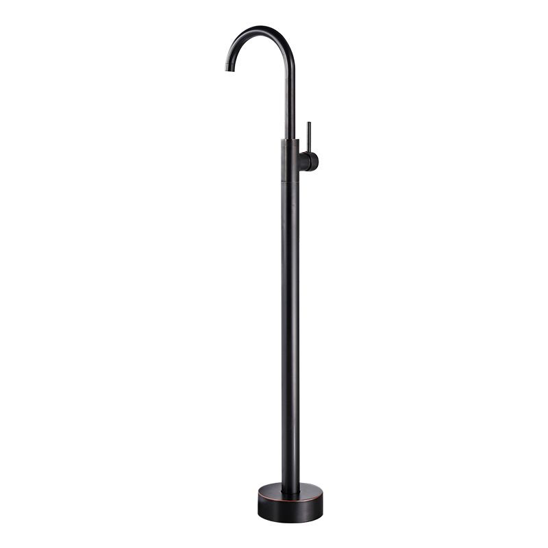 Modern Freestanding Bathtub Faucet One Handle Freestanding Tub Filler Trim