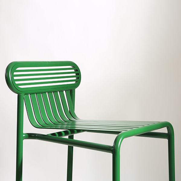 Metallic Finish Indoor Stools Industrial Style Metal Bar Stools