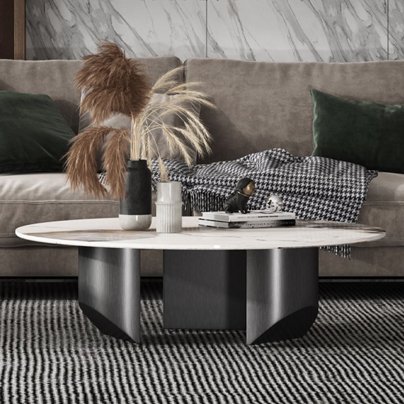 Slate Round Modern Coffee Table No Distressing Coffee Table Set