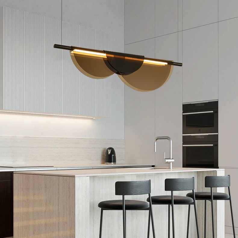 Modern Hanging Light Metal Island Light Fixture for Dining Room