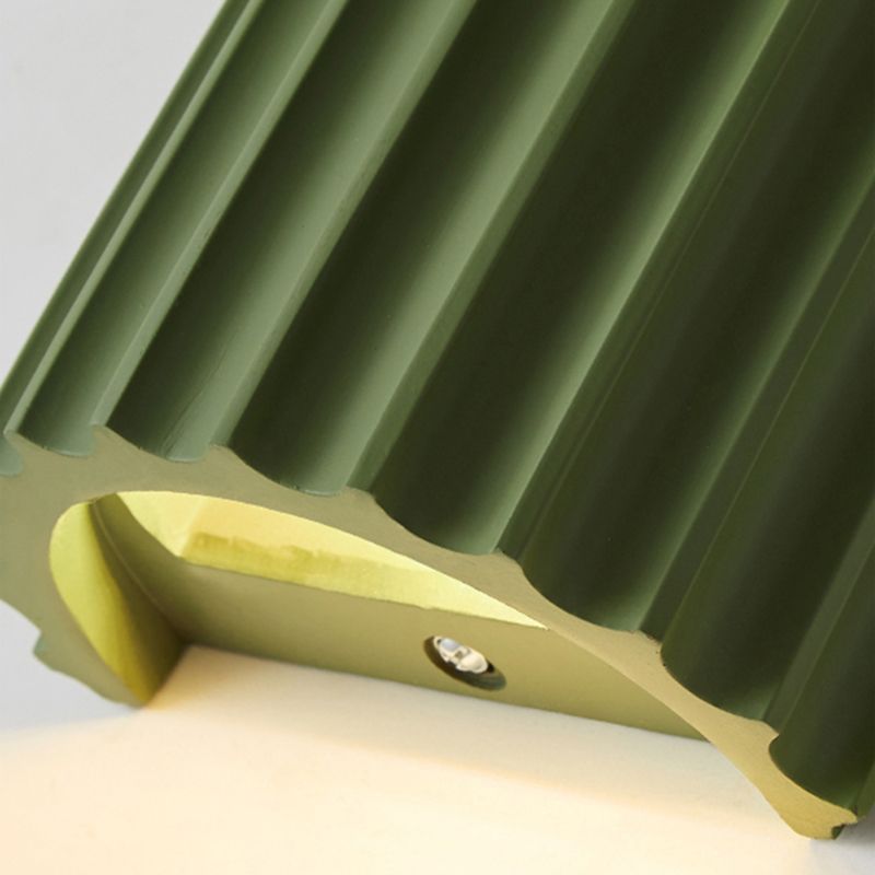 Approche de la luminosité de la paroi à demi-cylindre de style moderne Résine 2 lumières Éclairage mural