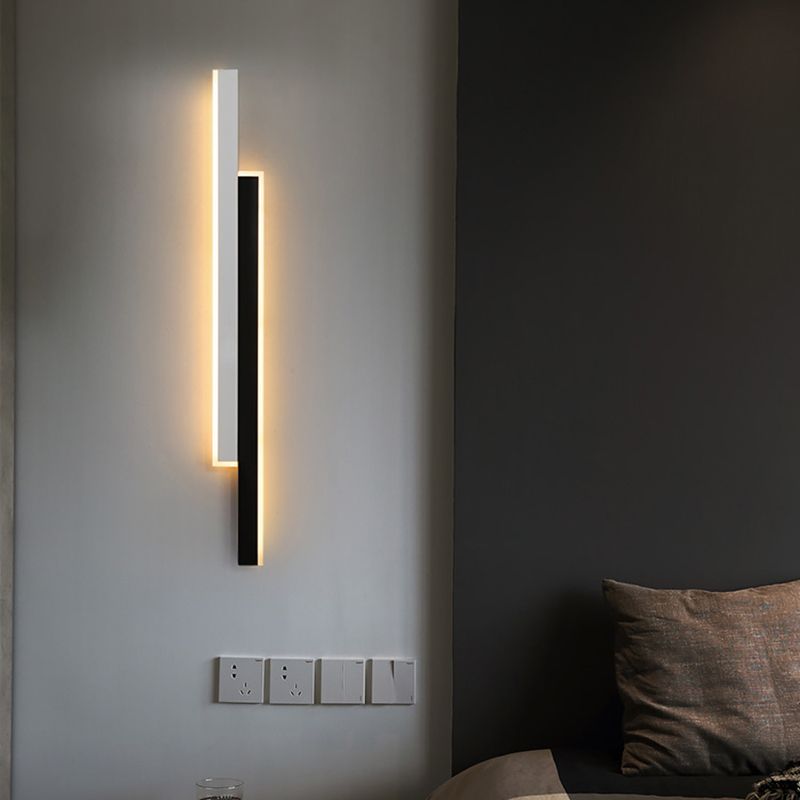 Lampada di scarpe con foglie rettangolari moderne sconde acriliche in stile minimalista