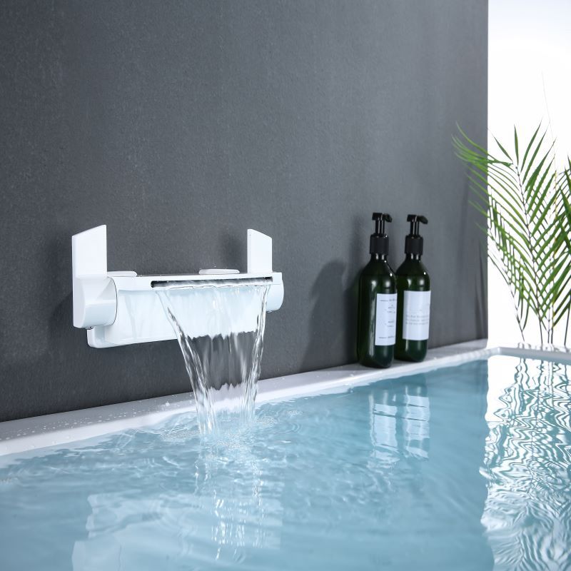 Classic Bath Faucet Solid Color Wall Mounted Waterfall Bathroom Faucet