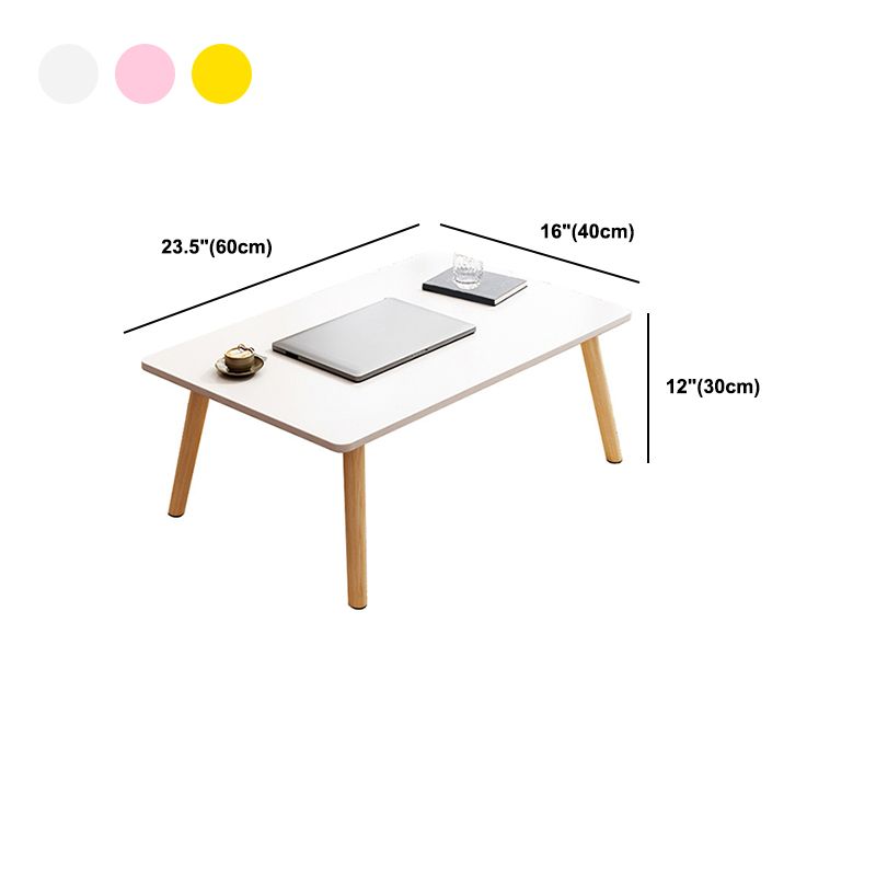 Modern Simple 1 Single Coffee Table Wooden Coffee Table - 15.75" D