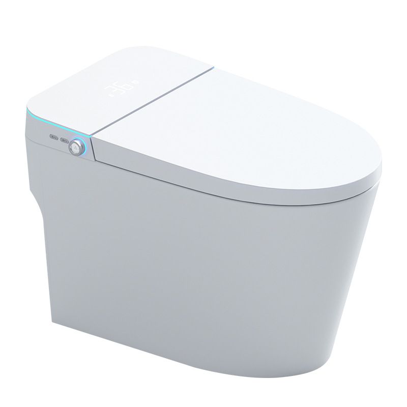 Polished Finish ABS Toilet Siphon Jet Contemporary Toilet Bowl with Heated Seat