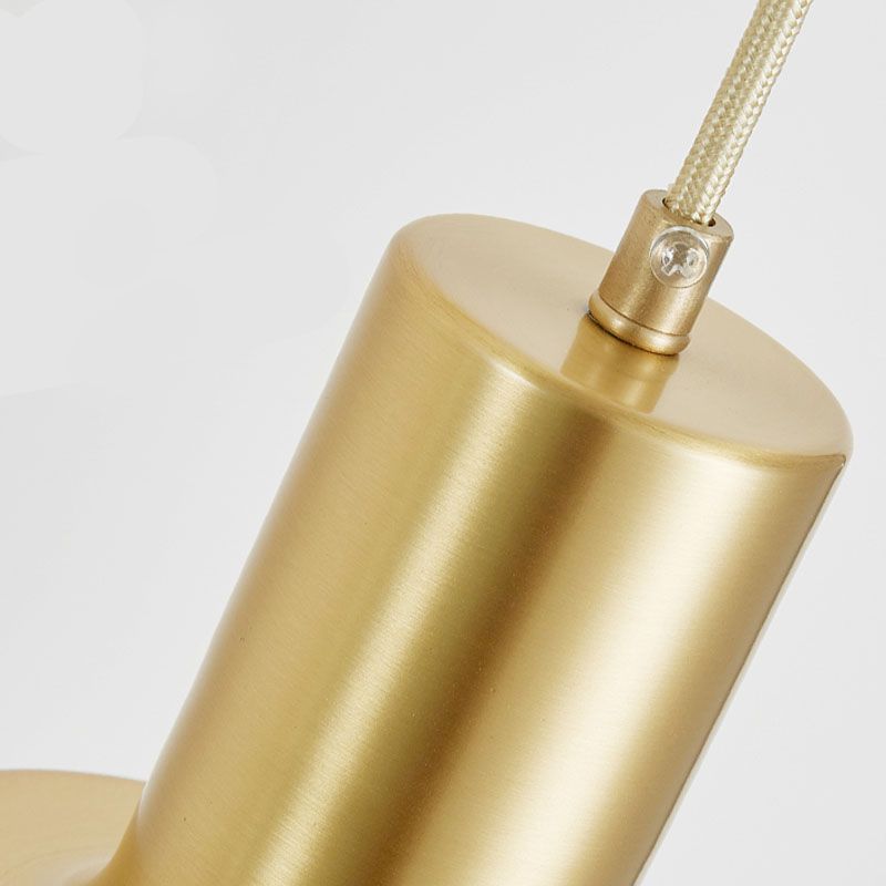 Contemporary Pendant Lights, Industrial Metal 1-Light Milk Can Pendant Light Fixture