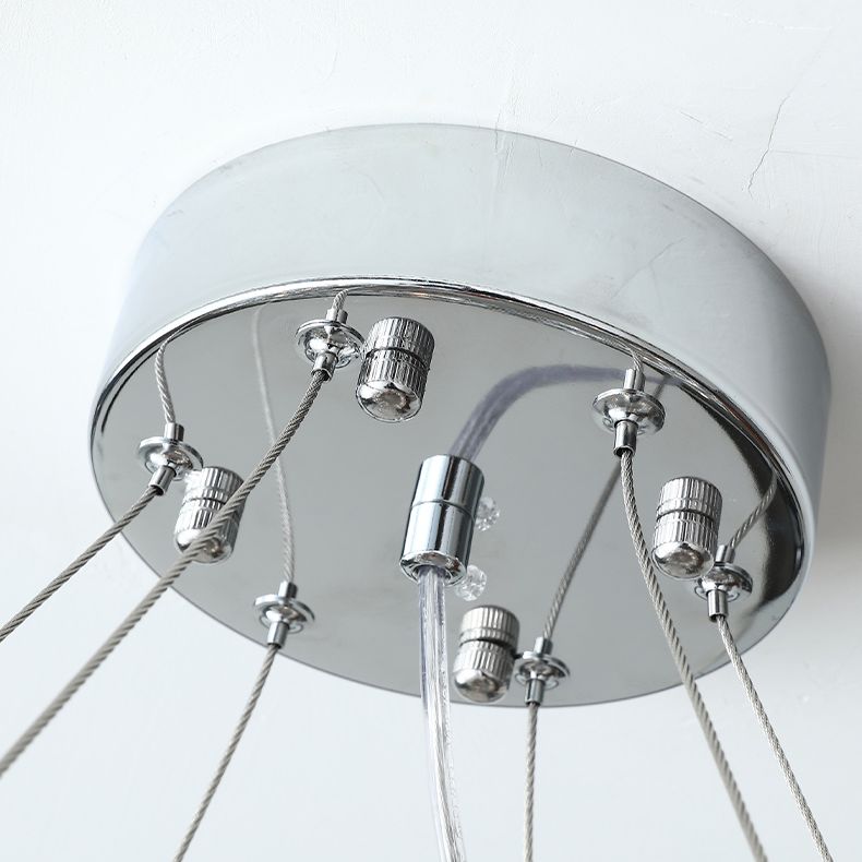 Bubbles Shape Crystal Chandelier Light Modern Style Dining Room Pendant Light